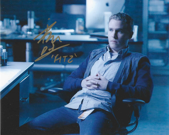 Iain De Caestecker 10x8 signed in Gold Agents of Shield