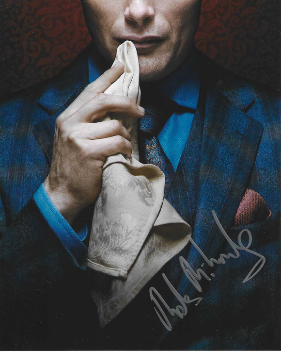 Mads Mickelson 10x8 signed in Silver Hannibal