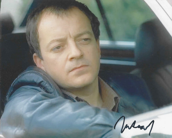 Tim Healy 10x8 signed in Black Auf Wiedersehen Pet