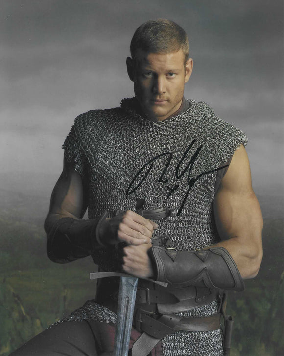 Tom Hopper 10x8 signed in Black Merlin