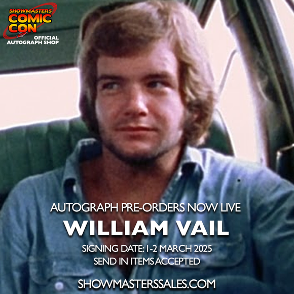 William Vail Pre-order London Comic Con Sping 2025  LCCS2025