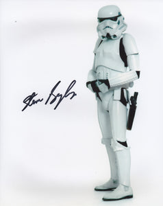 Stephen Bayley 10x8 signed in Black -  Star Wars A new Hope