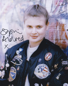 Sophie Aldred 10x8 signed in black Doctor Who